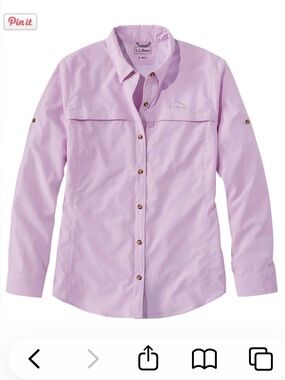 L.L. Bean Women's Tropicwear UPF 50+ Blouse